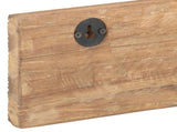 Hall Hanger with 5 Hooks 100x2.5x15 cm Solid Reclaimed Wood 321950