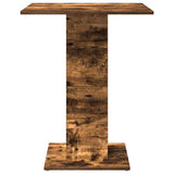 Bistro Table Smoked Oak 60x60x75 cm Engineered Wood 815102