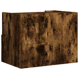 Wall-mounted Bedside Cabinets 2 pcs Smoked Oak 45x30x35 cm 848320