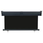 Balcony Side Awning 145x250 cm Black 48424