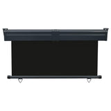Balcony Side Awning 145x250 cm Black 48424