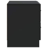 Bedside Cabinet Black 62 x 34.5 x 44.5 cm Engineered Wood 895696