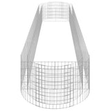 152043 Gabion Raised Bed Galvanised Iron 500x100x50 cm