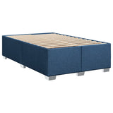 Box Spring Bed with Mattress Blue 120x200 cm Fabric 3285868