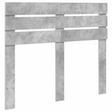 Storage Bed Concrete Grey 135 x 190 cm Engineered Wood 3411576