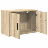 Garage Wall Cabinets 2 pcs Sonoma Oak Engineered Wood 860648
