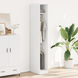 Wardrobe White 30x50x200 cm Engineered Wood 3307774