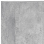 4 Piece TV Wall Units Concrete Grey Engineered Wood 3216431