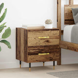 Bedside Cabinet Old Wood 40 x 35 x 47.5 cm Engineered Wood 881977