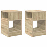 End Table 2 pcs Sonoma Oak 30.5 x 30 x 45 cm Engineered Wood 890901