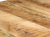 Dining Table 220x100x76 cm Rough Mango Wood 321977