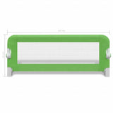Toddler Safety Bed Rail 2 pcs Green 102x42 cm 276083