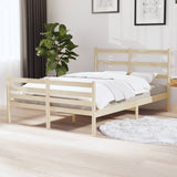 Bed Frame without Mattress Solid Wood Small Double 3103683