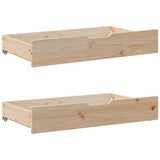 Bed Frame without Mattress 140x200 cm Solid Wood Pine 3301866
