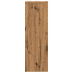 Plant Stands 2 pcs Artisian Oak 33x33x100 cm Engineered Wood 3307890