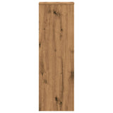Plant Stands 2 pcs Artisian Oak 33x33x100 cm Engineered Wood 3307890