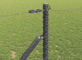 Ground Fix Welded Wire Fence 25 x 1 m PVC-Coated Steel 3352816