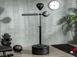 Adjustable Speed Bag, Boxing Bag, with Stand, Reflex Bar, Punching Pad, Black T3398P376819