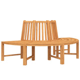 Tree Benches 2 pcs Half Round 201 cm Solid Wood Teak 3157907