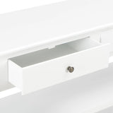 Sideboard White 110x35x80 cm MDF 280028