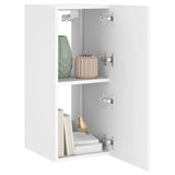 TV Wall Cabinet with LED Lights White 30.5x35x70 cm 837232
