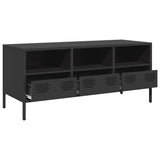 TV Cabinet Black 101.5x39x43.5 cm Cold-rolled Steel 851322