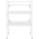 Bathroom Washbasin Frame White 59x38x83 cm Iron 338485
