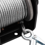 210229 12 V Electric Winch 907 KG Wire Remote Control
