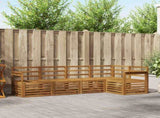 Sectional Sofa Set 5 pcs Natural Solid Acacia Wood 3374794
