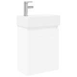 Bathroom Vanity Unit with Tap White 45.5 x 22.5 x 84 cm 889461