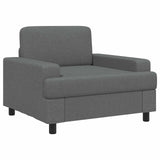 Armchair Dark Grey Fabric 42043455