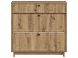 Shoe Cabinet EDE 78 x 24 x 103 cm Engineered Wood Artisan Oak 896004
