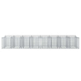 Gabion Raised Bed 3 pcs Silver 3422220
