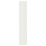 Storage Cabinet 2 pcs White 60 x 40 x 220 cm Steel Lockable 3438710