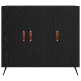 Sideboard Black Oak 89.5 x 34 x 80 cm Engineered Wood 879578