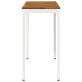 Garden Bar Table Natural and White 108.5 x 55 x 105 cm 901341