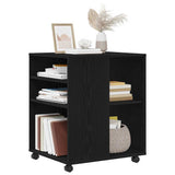 Storage Cabinet Black Oak 60 x 53 x 72.5 cm Engineered Wood 862672