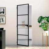 Home Door 76 x 201.5 x 3.5 cm Aluminium and Tempered Glass 42025243