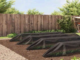 Netting Tunnels 4 pcs Black Steel and Polyethylene 3281504
