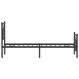 Bed Frame without Mattress Brown Oak 90x200 cm Engineered Wood 4106852