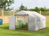 Polyethylene Walk-in Polytunnel Greenhouse, 2 x 3, White T3398P323778