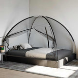 Mosquito Net Mongolia with Doors 220 Mesh Black 200x150x140 cm 4010043