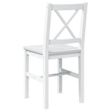 5 Piece Dining Set White 240883