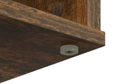Electric Fireplace Smoked Oak 100 x 37 x 45.5 cm 8020979