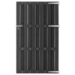Garden Gate WPC 100x180 cm Grey 318105