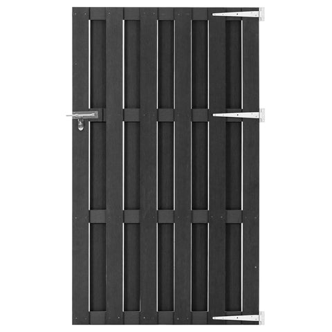 Garden Gate WPC 100x180 cm Grey 318105