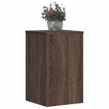 ZNTS Plant Stands 2 pcs Brown Oak 30x30x50 cm Engineered wood 852921