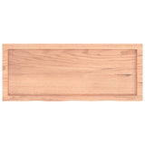 Bathroom Countertop Light Brown 100x40xcm Treated Solid Wood 3156130