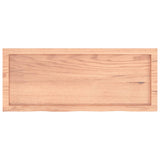 Table Top Light Brown 100x40x cm Treated Solid Wood Oak 3156363