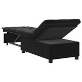 Sofa Bed Black 194 x 67 x 82 cm Velvet 42008600
